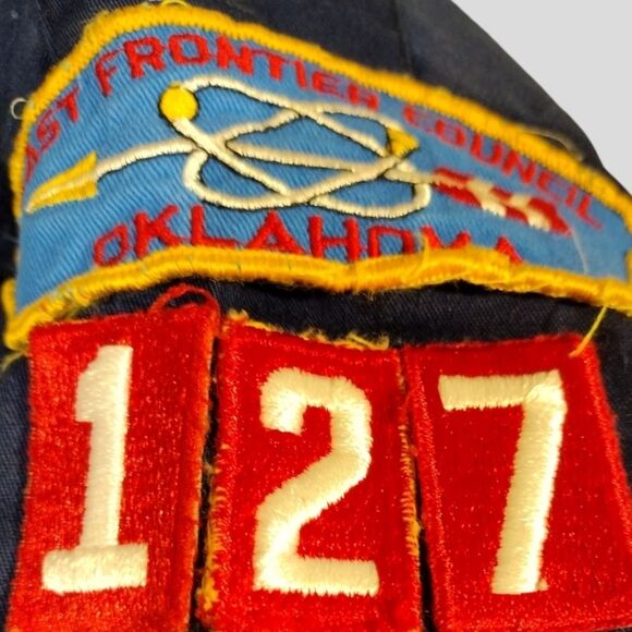 Boys Youth Vintage 1980's Cub Scout BSA Long Sleeve Uniform Shirt W/ Patches! - Picture 5 of 16